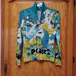 Gorgeous unique Noun Paris vintage beaded & sequin sweater XS or Small